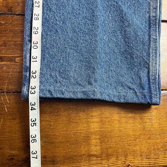 Bulwark FR Flame Resistant Denim Work Jeans 44x30 Relaxed Fit Mens Safety Blue - Picture 8 of 12